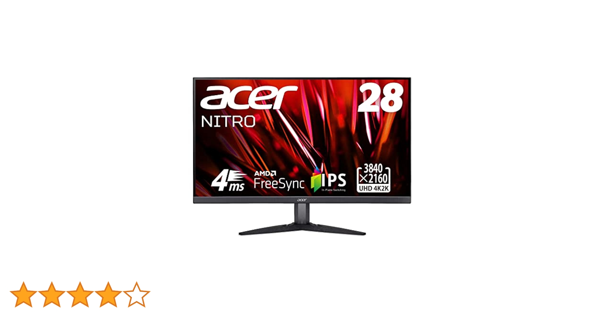 Acer Nitro KG282Kbmipx 28インチ 4K モニター Amazon.co.jp: 日本エイサー Acer ゲーミングモニター Nitro